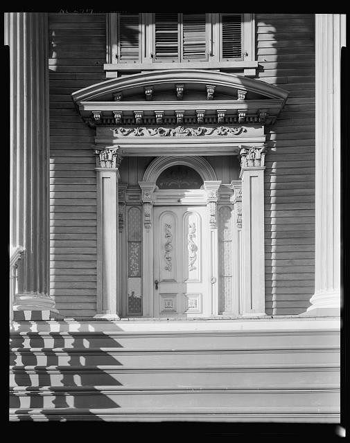 Wilmington North Carolina Bellamy House 1930s Historic Doorway Mansion
