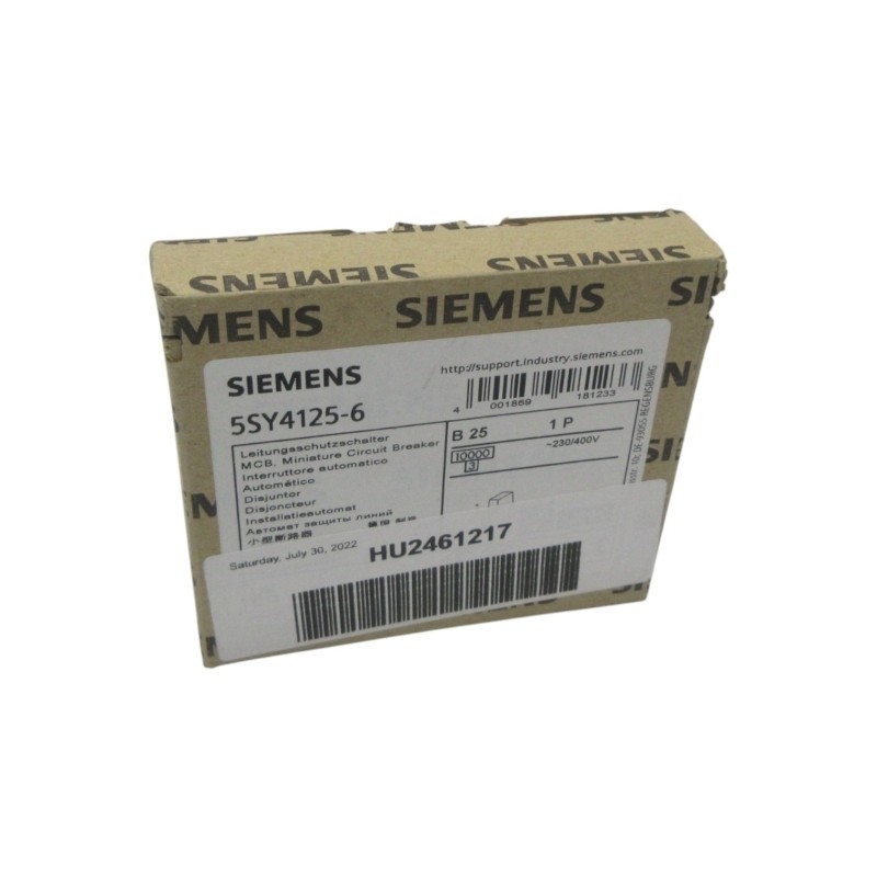 Siemens 5Sy4125-6 230/400V 25A Nsmp