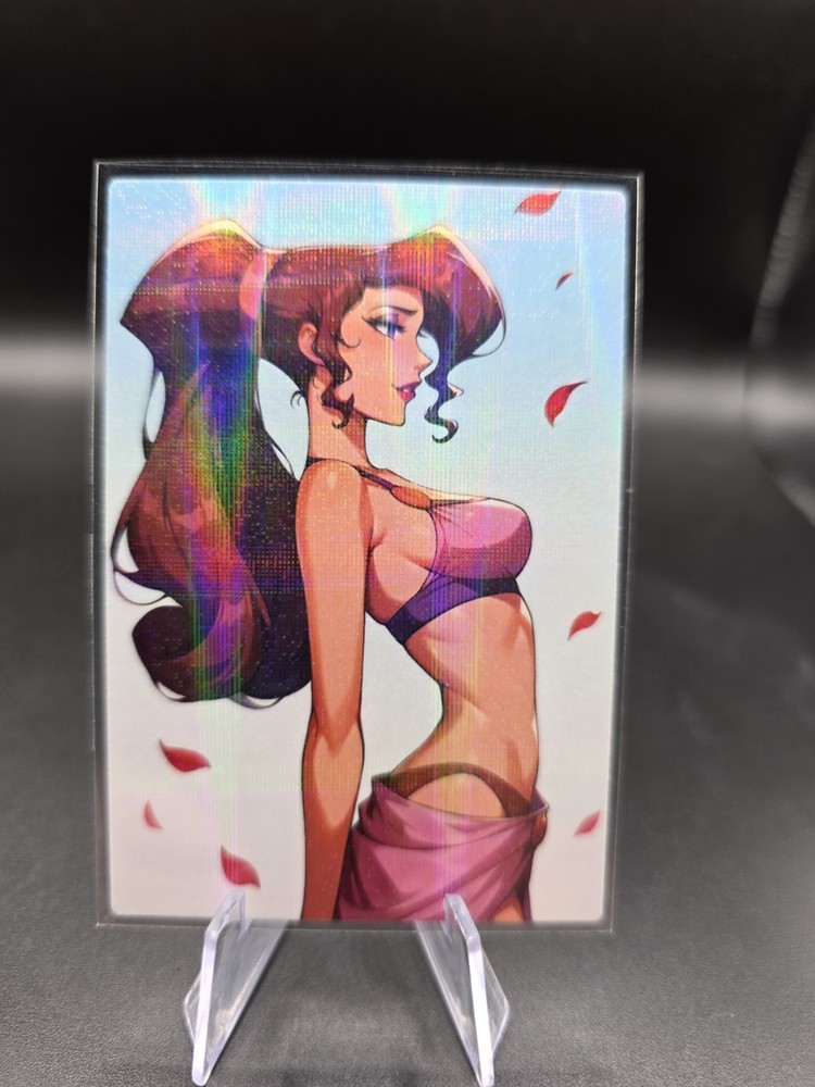 Megara Holographic Anime Collectible Trading Card