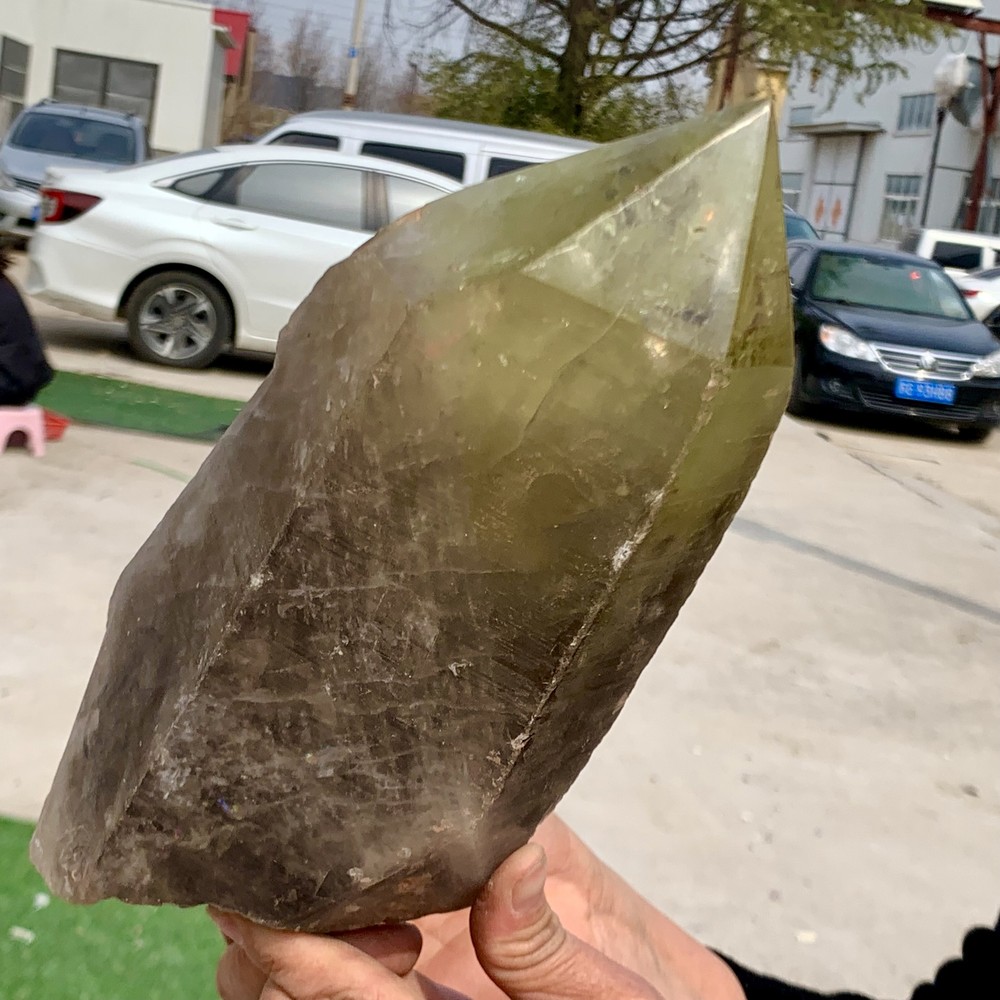 7.13LB Natural Citrine Quartz Crystal Cluster for Healing and Energy