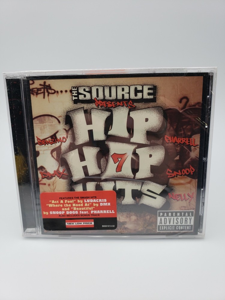 Hip Hop Hits 7  Cd- Def Jam- The Source- 15 Tracks-  New 2003!