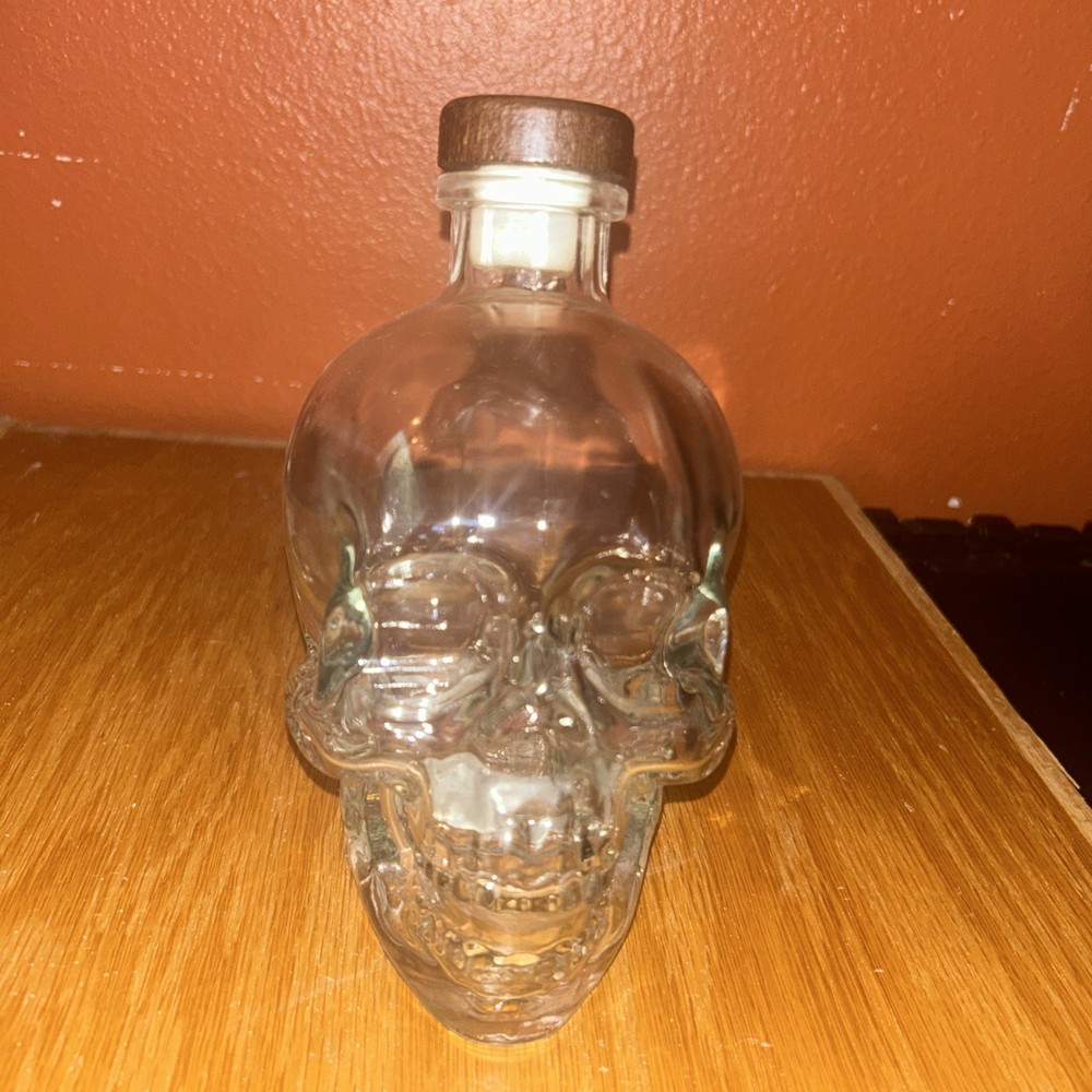 Crystal Head Vodka Empty Bottle Glass Skull 750ML