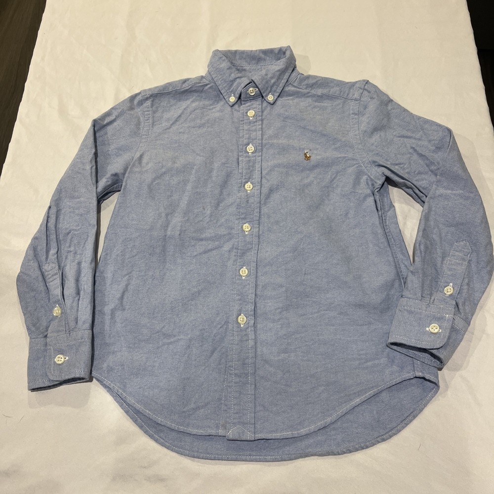 Boys Size Small Polo Ralph Lauren Button Up Long Sleeve