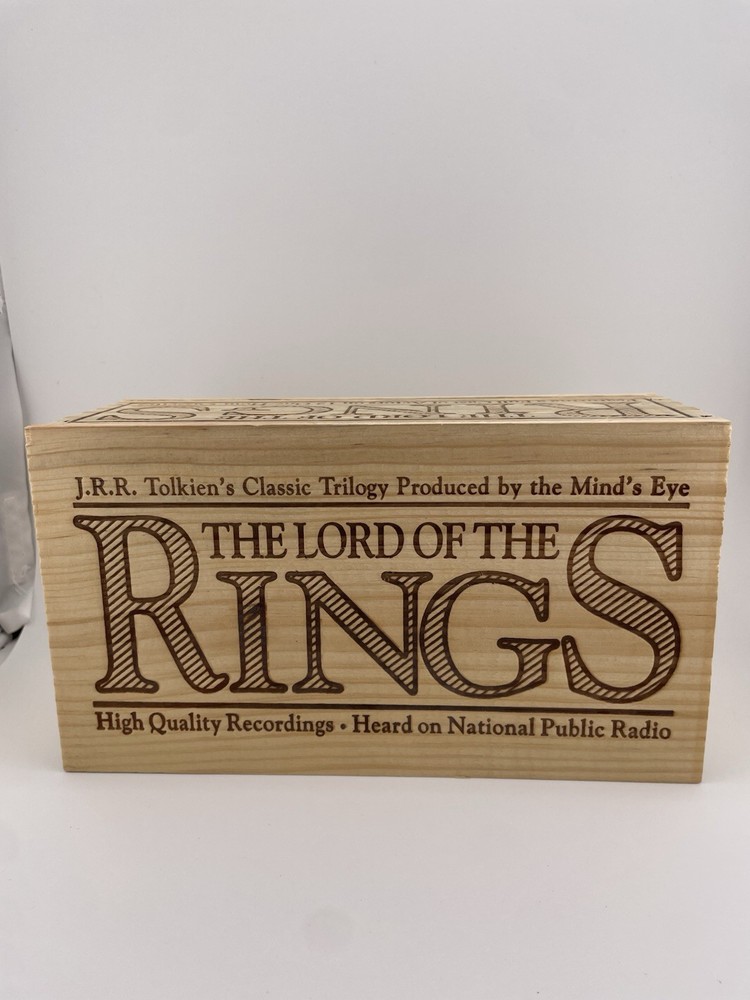 J.R.R. Tolkien’s Lord Of The Rings Wood Box Set Limited Edition Cassettes