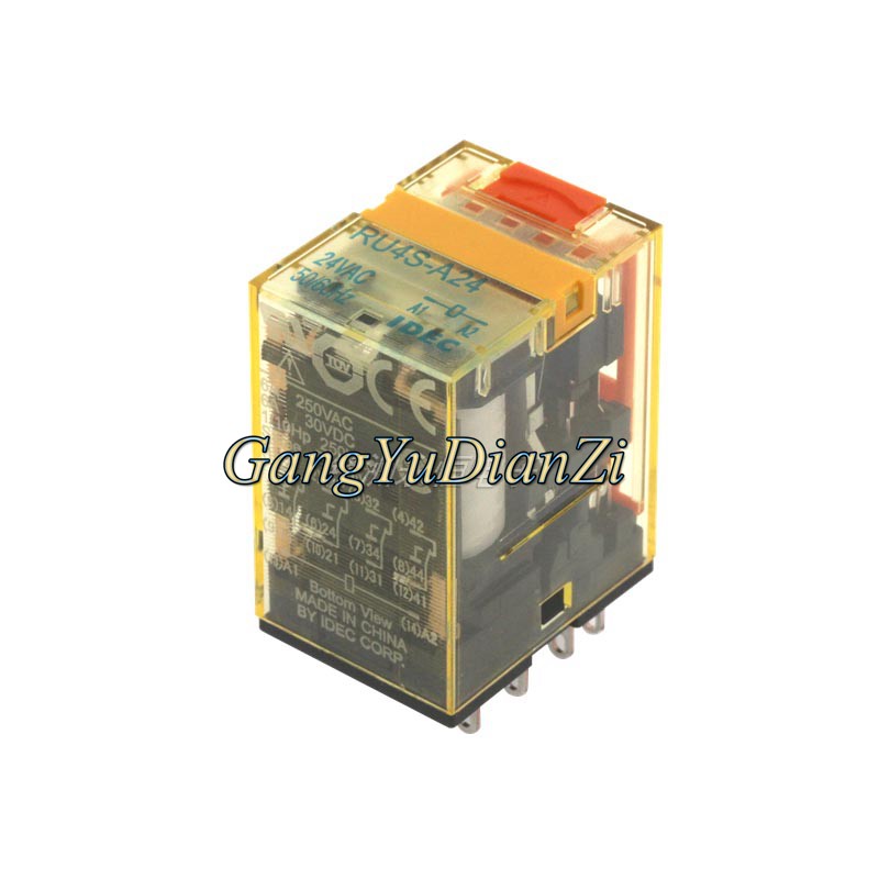 1PCS NEW FOR IDEC RU4S-A24 AC24V Intermediate Relay