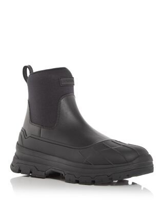 Hunter Men's Black Neoprene Ankle Duck Boots Size 10 Explorer City Style
