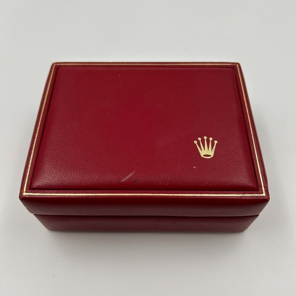 ROLEX Watch Box Case 14.00.08 Red Women's Vintage Genuine #7