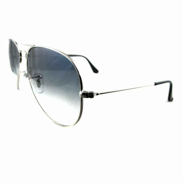 Ray-Ban RB3025 Aviator 003/3F 58mm Unisex Sunglasses - Silver