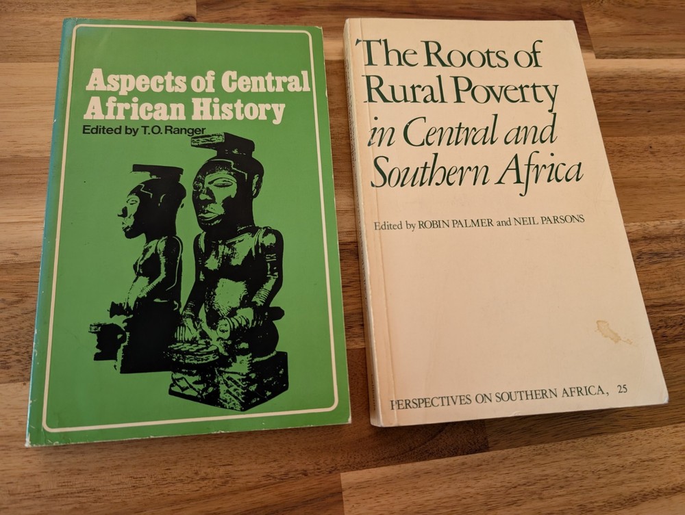 Lot of 2: Aspects of Central African History &The Roots of Rural Poverty in Book