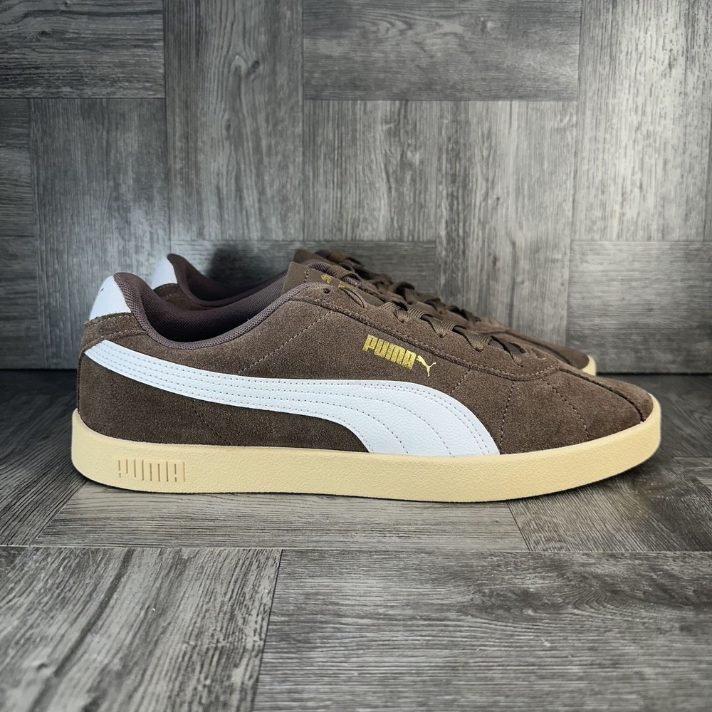 Puma Club II Men's size 12 Brown Suede Casual Shoes