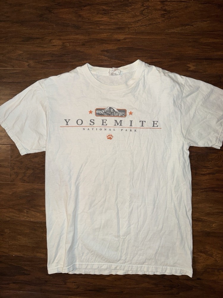 vintage yosemite national park T Shirt Small Hiking Camping Gorepro