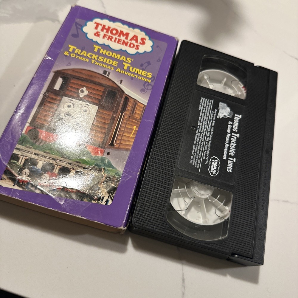 Thomas Tank Engine Friends Trackside Tunes VHS Video Tape Train Sing Along Songs