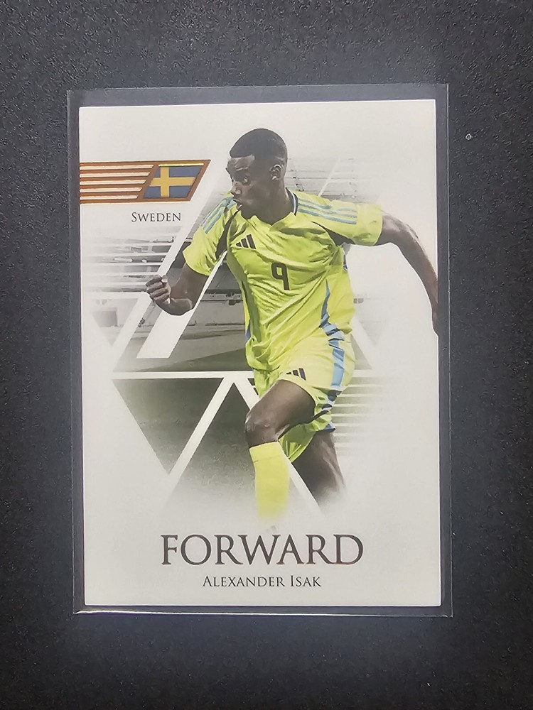 2024 Futera Unique World Football 55/62 Alexander Isak #70 - Sweden