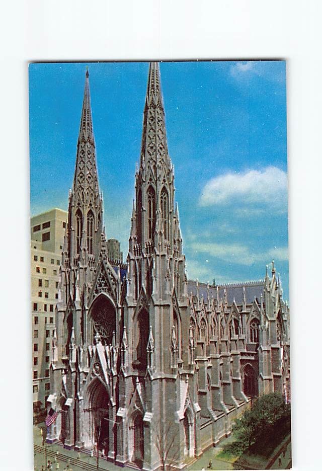 Postcard St. Patrick's Cathedral New York City New York USA