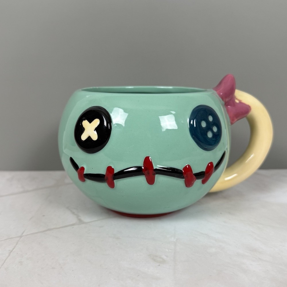 Disney Lilo & Stitch Scrump 3D Sculpted Ceramic Mug 24 Oz