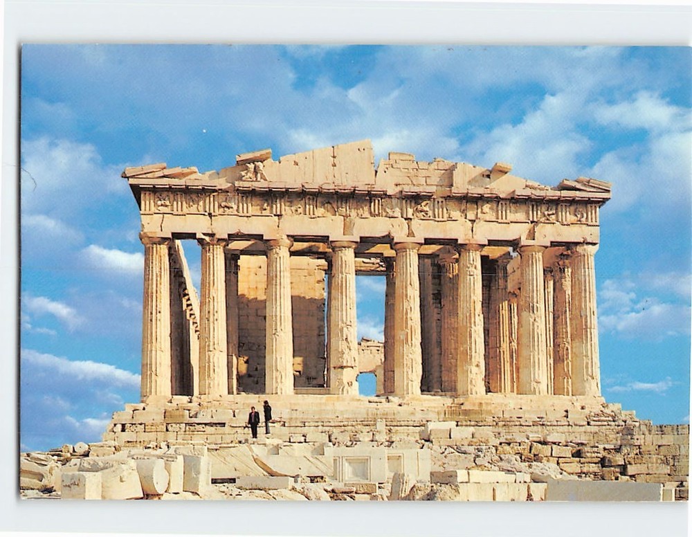 Postcard The Parthenon Acropolis Athens Greece