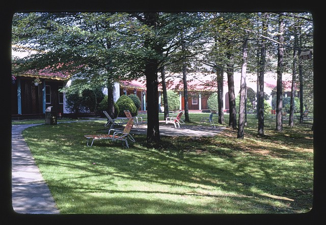 Photo:South Fallsburg New York Brickman Annex 1977 Resort Lawn Chairs