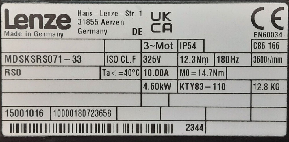 MDSKSRS071-33 NEW Lenze MDSKSRS07133 Servo Motor Stator