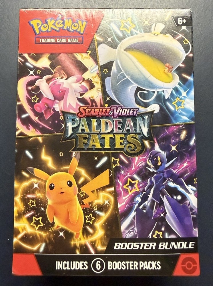 🔥Pokémon TCG Scarlet & Violet Paldean Fates Booster Bundle NEW SEALED IN HAND🔥