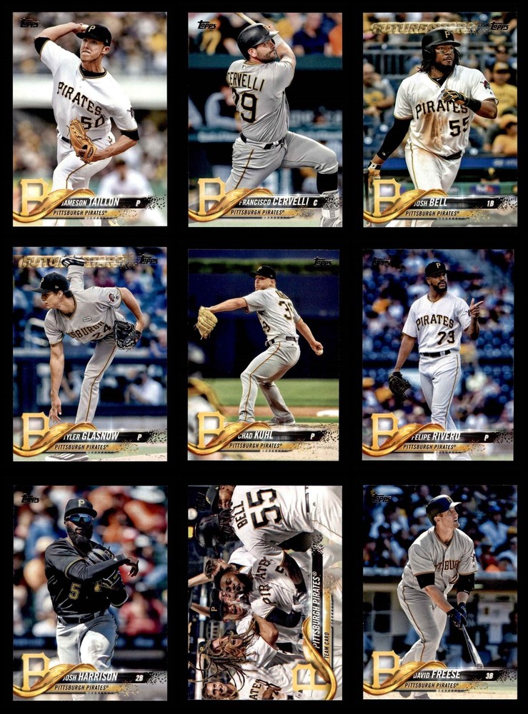 2018 Topps Pirates Almost Complete Team Set 8 - NM/MT 6026116 (18 / 20 cards)