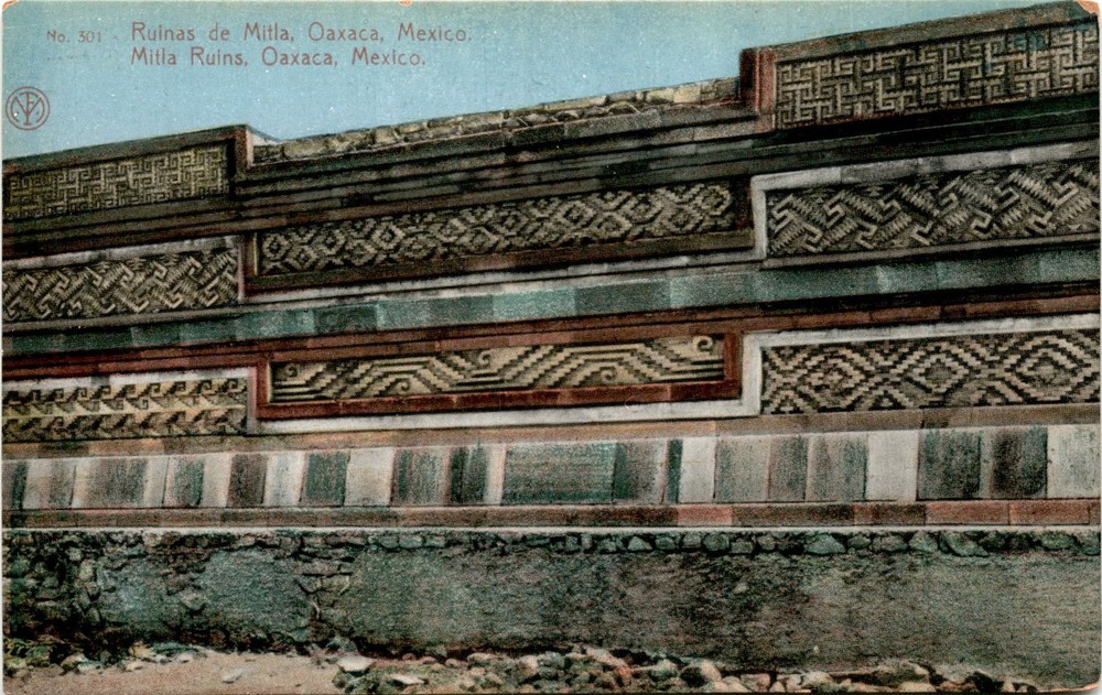 Ruinas de Mitla, Oaxaca, Mexico, Edder F Martin, Republica Postcard