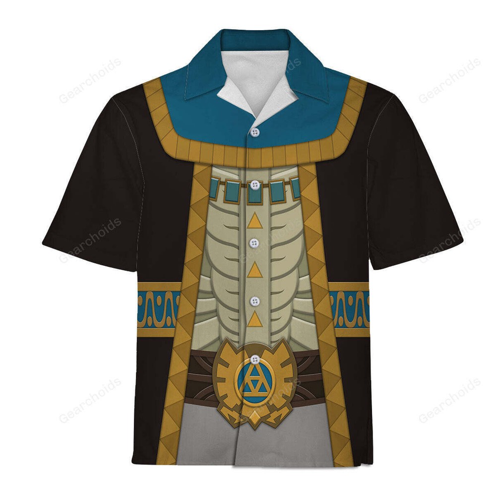 King Of Hyrule Attire Hawaiian Shirt For Men US Size Summer Style