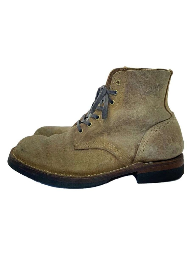 Danner Mens Suede Camel Lace-Up Boots Vibram Sole US Size 9