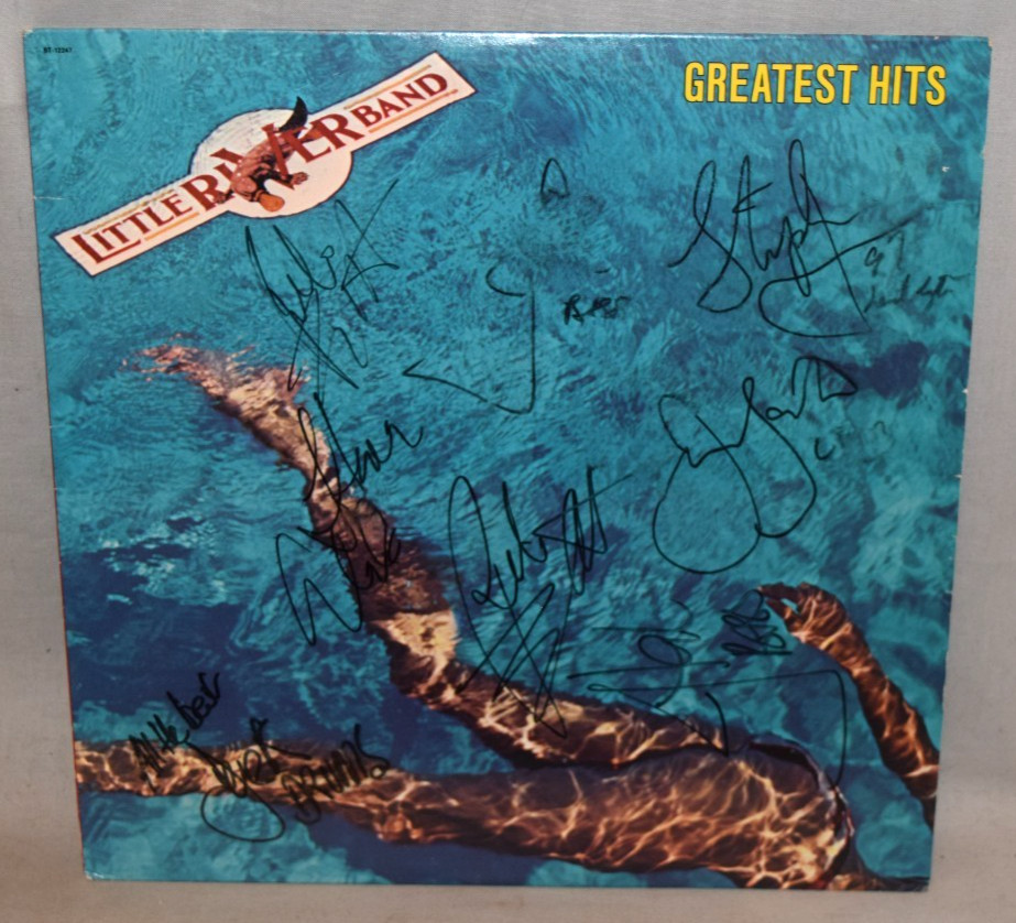 1982 -LITTLE RIVER BAND- Signed/Autograph/Auto Vinyl LP Record Album - Greatest