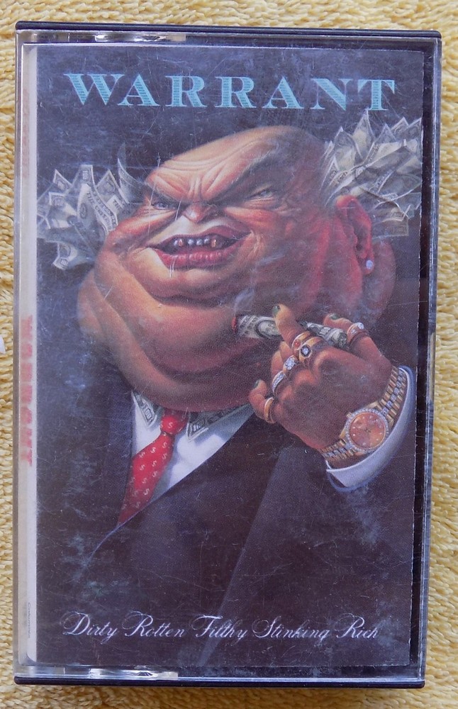 Warrant: Dirty Rotten Filthy Stinking Rich - 1989 CBS Cassette