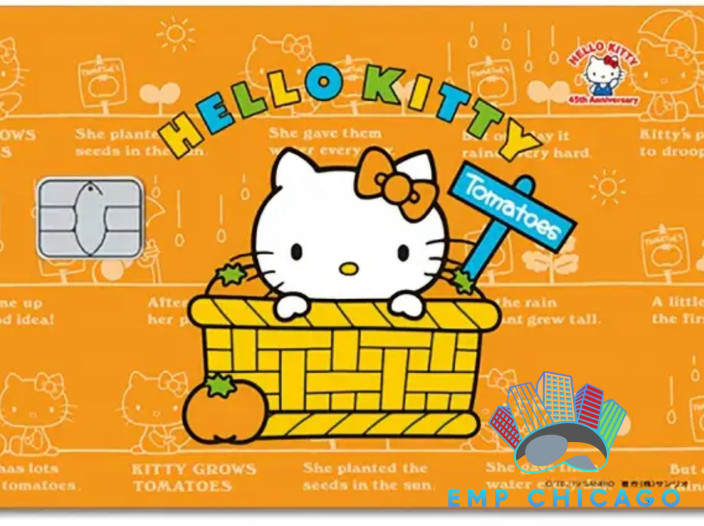 Cute Vibrant Hello Kitty and Friends Credit/Debit Card Sticker Skin