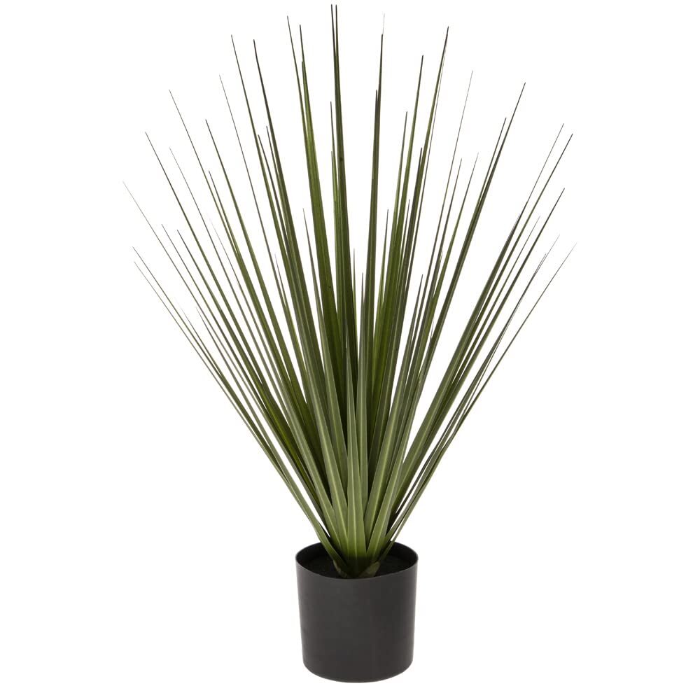 Artificial Grass Décor Faux Indoor Plant in Plastic Pot
