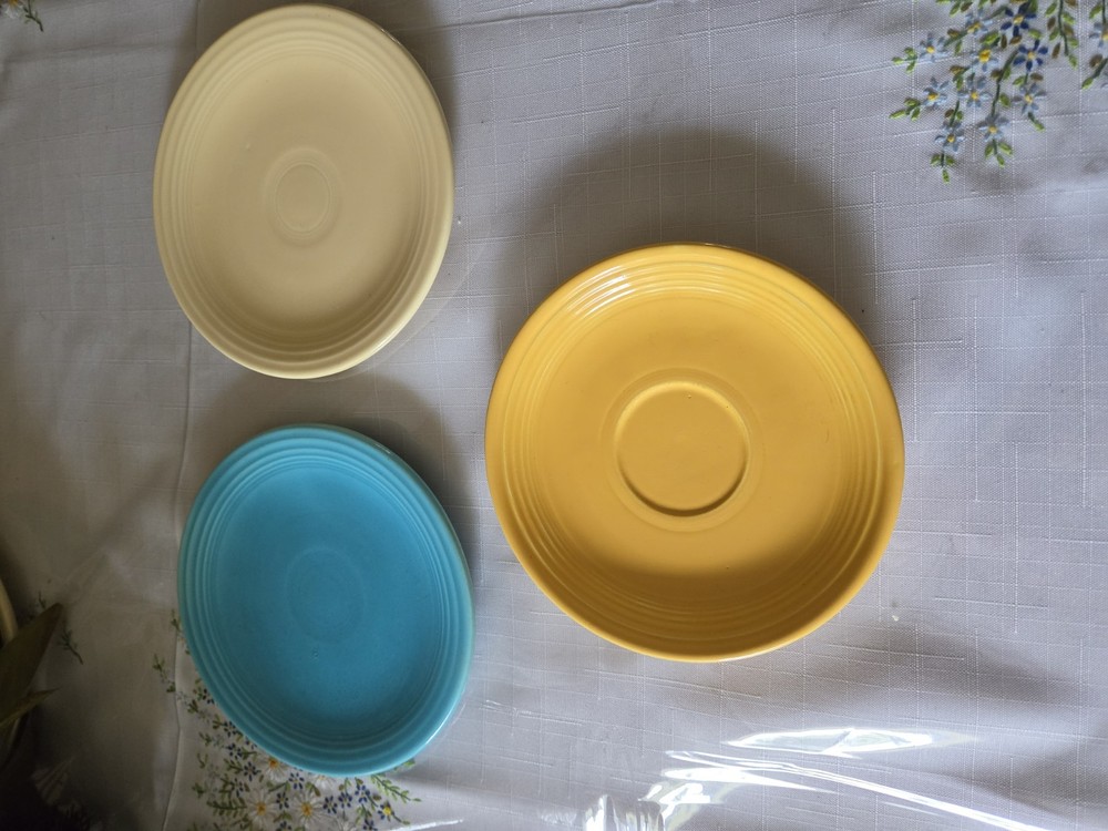 Set of 3 Fiesta HLC Homer Laughlin Fiestaware 1 Plate 6