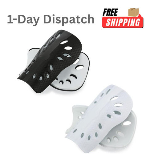 2 Pairs Soccer Shin Guards for Kids Youth Breathable Lightweight