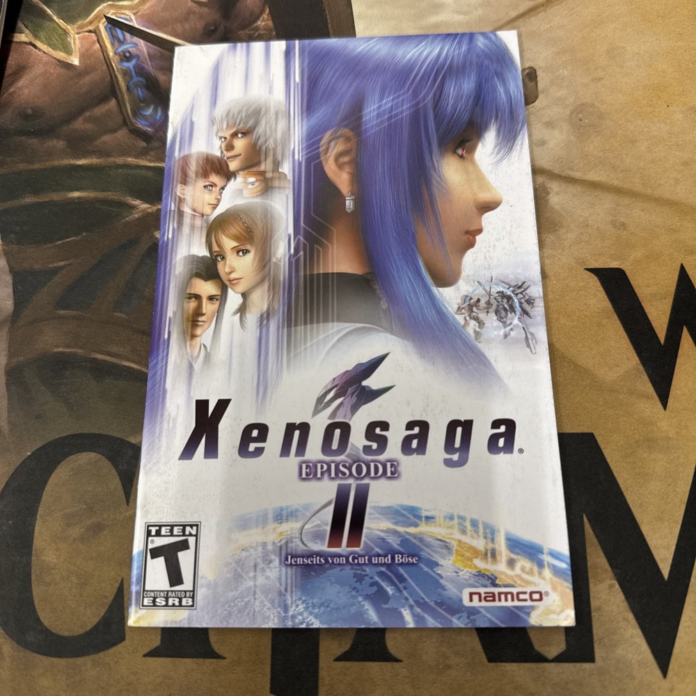 Xenosaga Episode II PS2  2 Manual Only Authentic RPG PlayStation 2 No Game