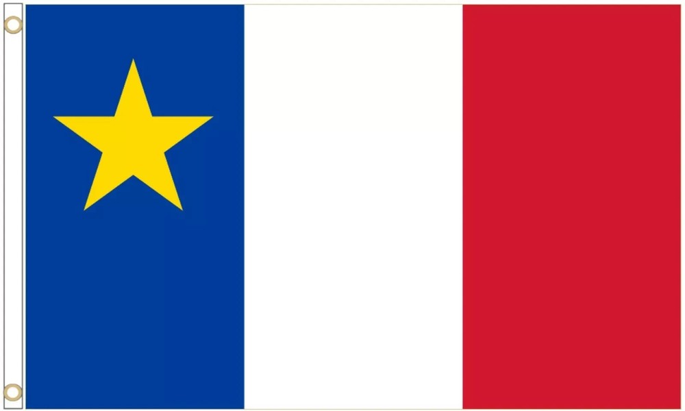 Acadia French-Canadian 5x3 ft Polyester Flag-image