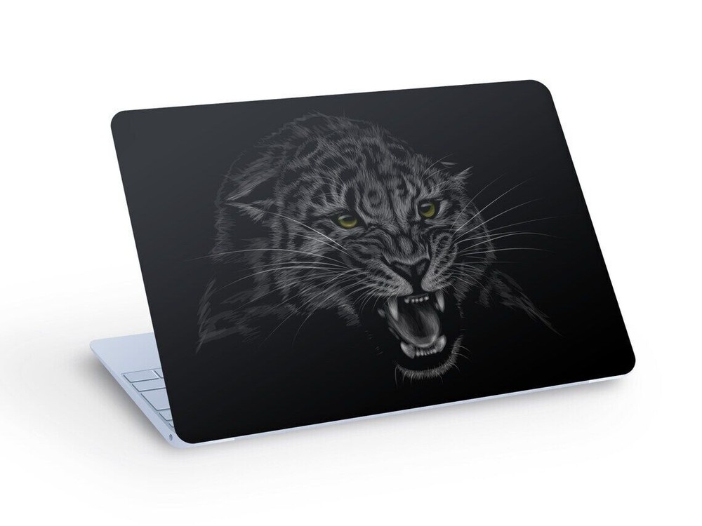Wild LEOPARD LAPTOP SKIN Decal Sticker, Leopard Laptop Skin Decal - Custom Size