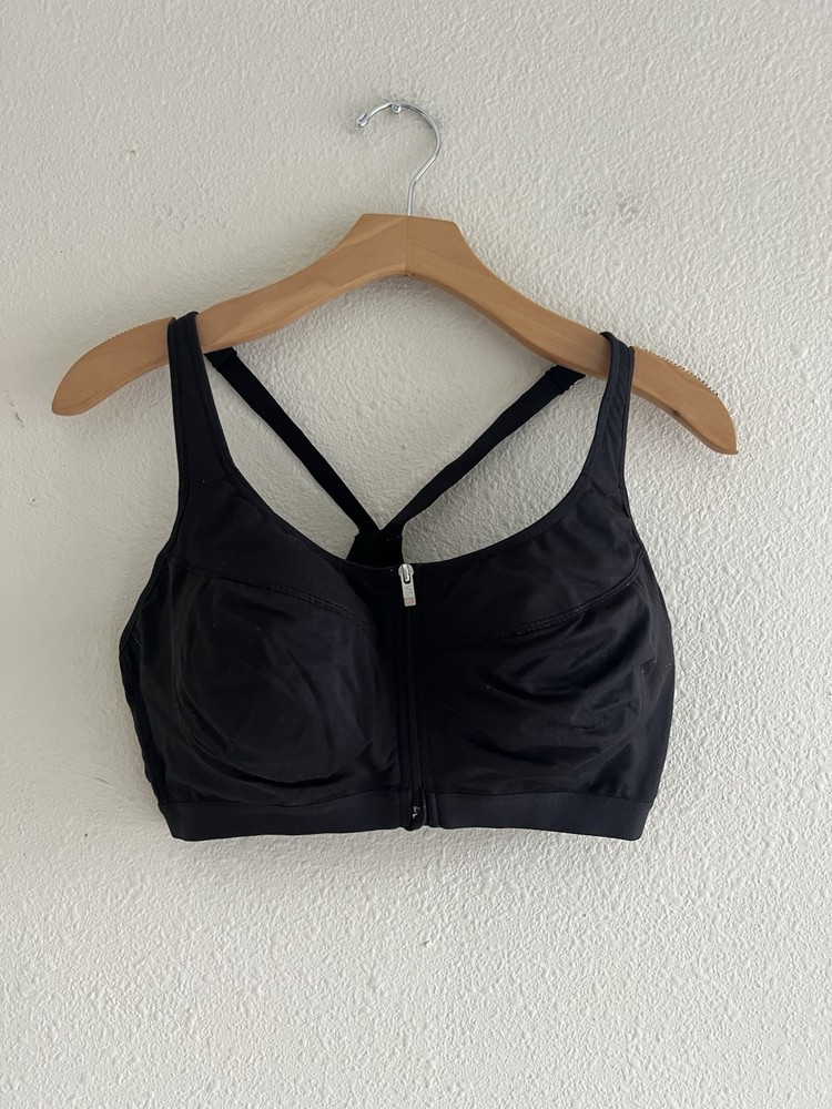 Victoria's Secret VSX Sports Bra Zip Front Women’s 38D Activewear Athleisure