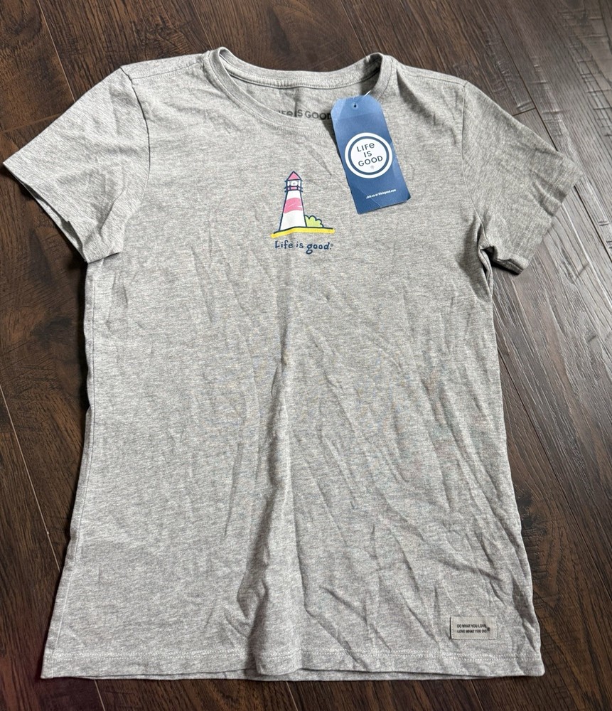 New! Life Is Good ‘Crusher’ Tee! (women’s Xs)