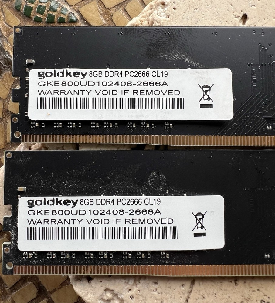 Goldkey 16GB 2x8GB DDR4 2666MHz RAM Memory,