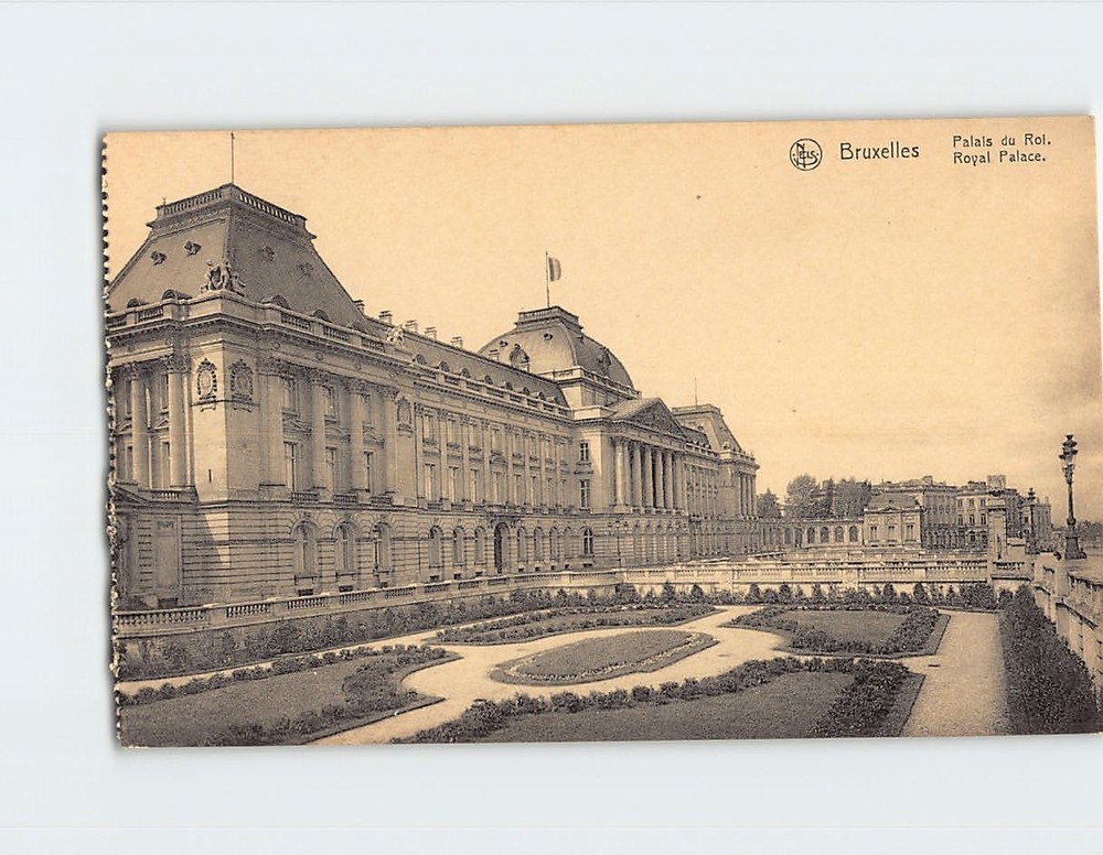 Postcard Royal Palace Brussels Belgium