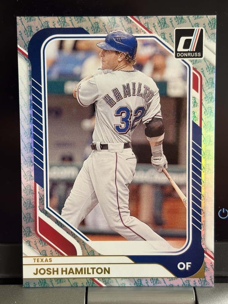 2026 Donruss Baseball Liberty Foil Parallel Exclusive Josh Hamilton