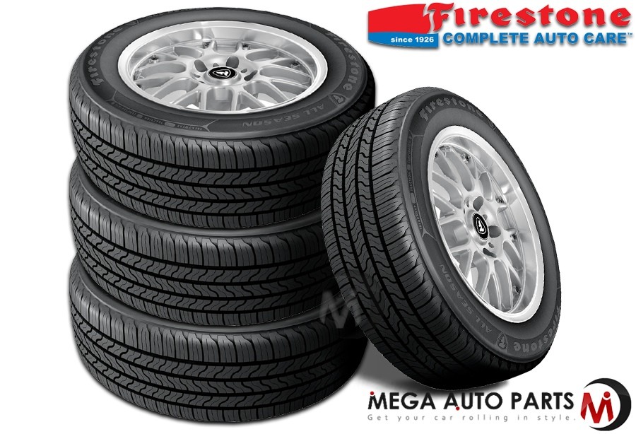 4 New Firestone All Season 205/60R16 92T Touring Tires 65,000 Mile Warranty