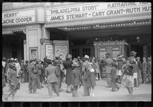 Chicago Illinois Black Belt 1941 Easter Sunday Matinee Movie Theater Children