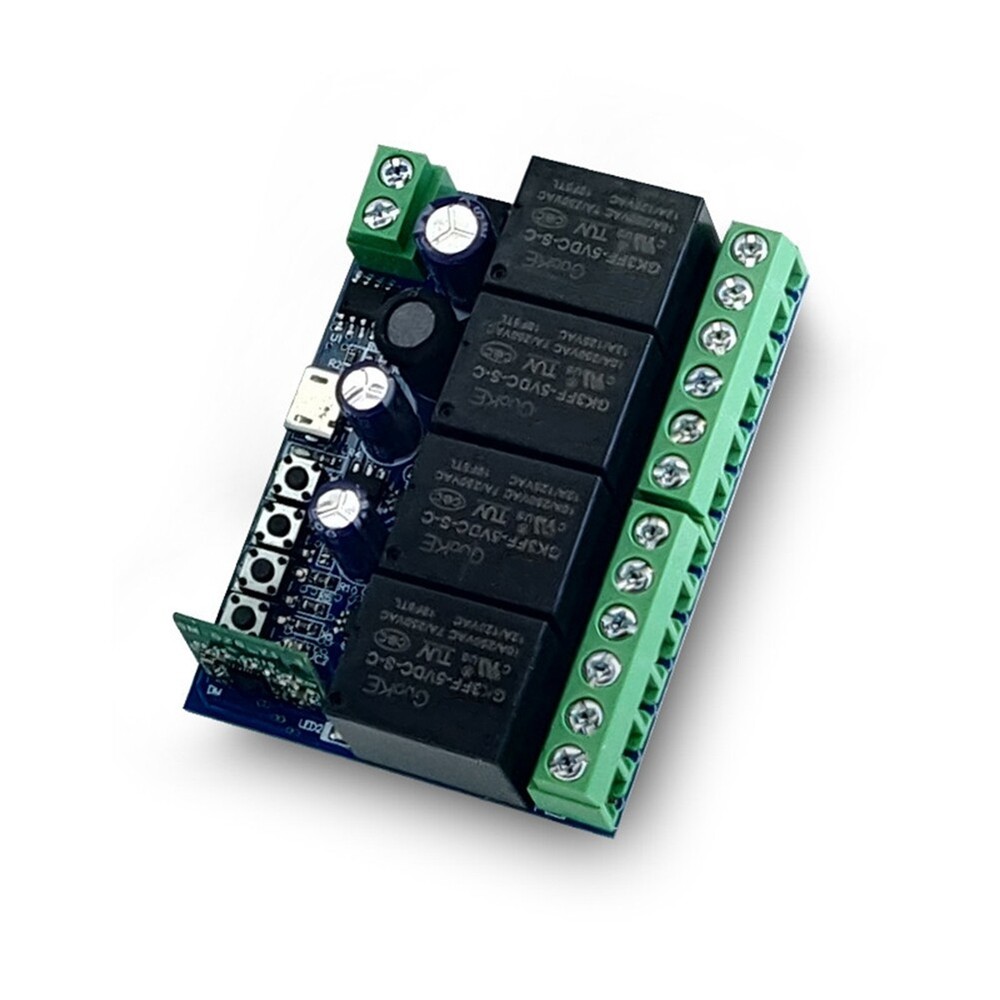 USB 5V DC7-48V for Wifi Switch Universal Relay Module 4CH Switch T6060