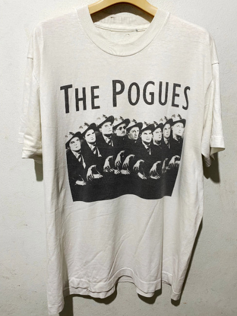 Vintage The Pogues Band White Unisex T-Shirt All Size S To 5XL