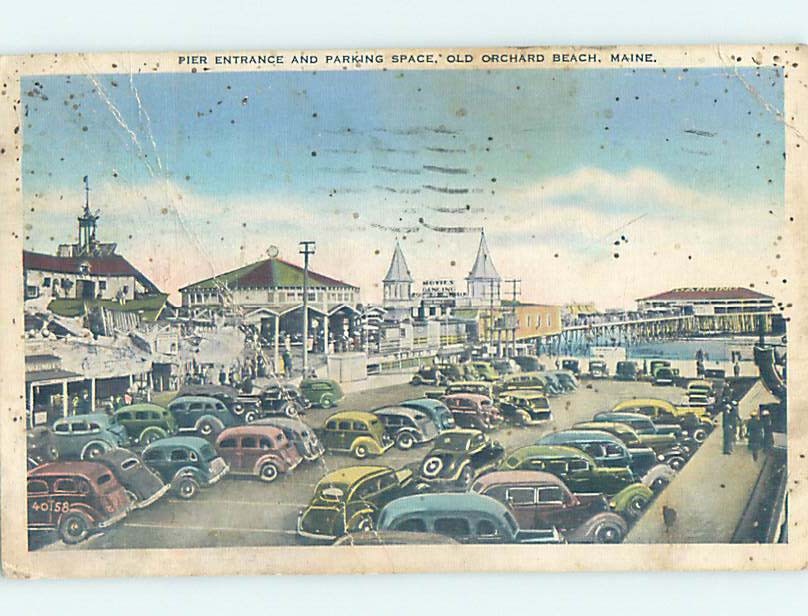 Pre-Chrome SHOPS SCENE Old Orchard Beach Maine ME j/11 AH6462