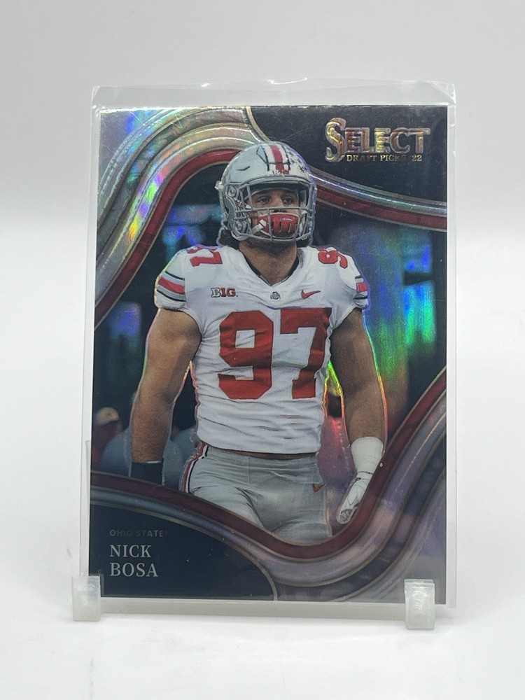 Nick Bosa White Fluorescent Select Draft Picks 2022 CASE HIT 🔥🔥🔥