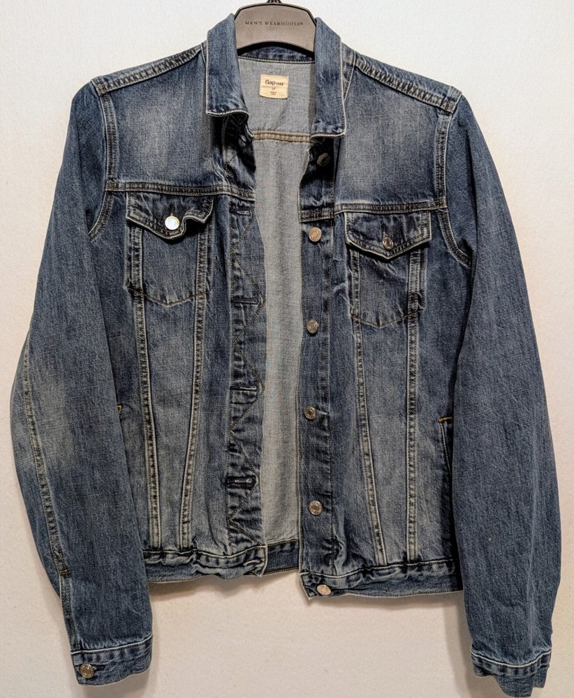 Women's Large Gap 1969 Denim Blue Jean Jacket