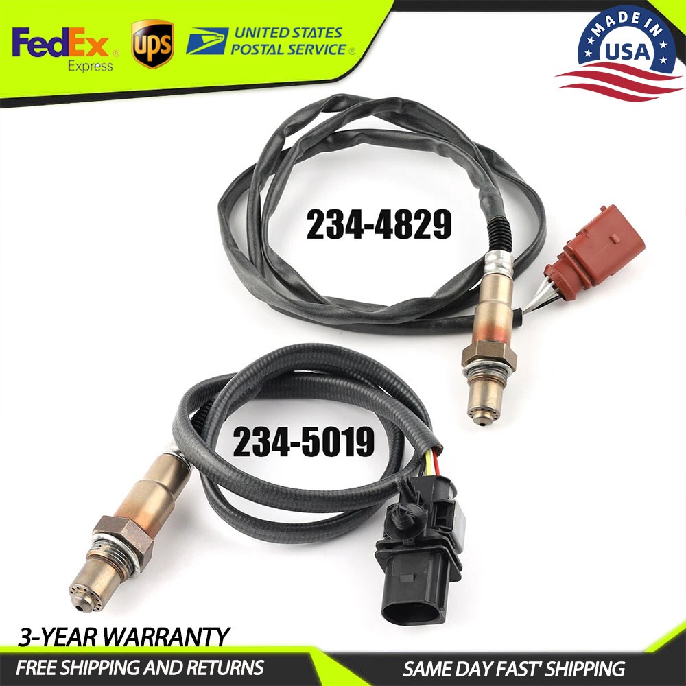 2X Up+Downstream Oxygen O2 Sensor OEM For VW Jetta Audi A4 TT 234-4829 234-5019