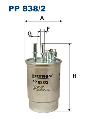 PP 838/2 FILTRON Fuel Filter for FORD